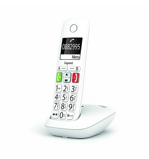 Gigaset E290 Telefono analogico DECT Identificatore di chiamata Bianco
