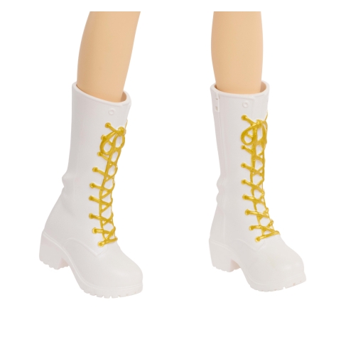 Mattel KPop Demon Hunters HUNTR X Zoey „Golden“ Singende Puppe in abnehmbarem Outfit mit 5 beweglichen Gelenken