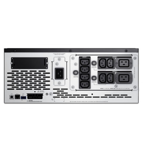 APC Smart-UPS X SMX2200HV - 2200VA, 8x C13 + 2x C19 sortie, USB, runtime extensible, profondeur limitée