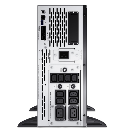 APC Smart-UPS X SMX2200HV - 2200VA, 8x C13 + 2x C19 sortie, USB, runtime extensible, profondeur limitée