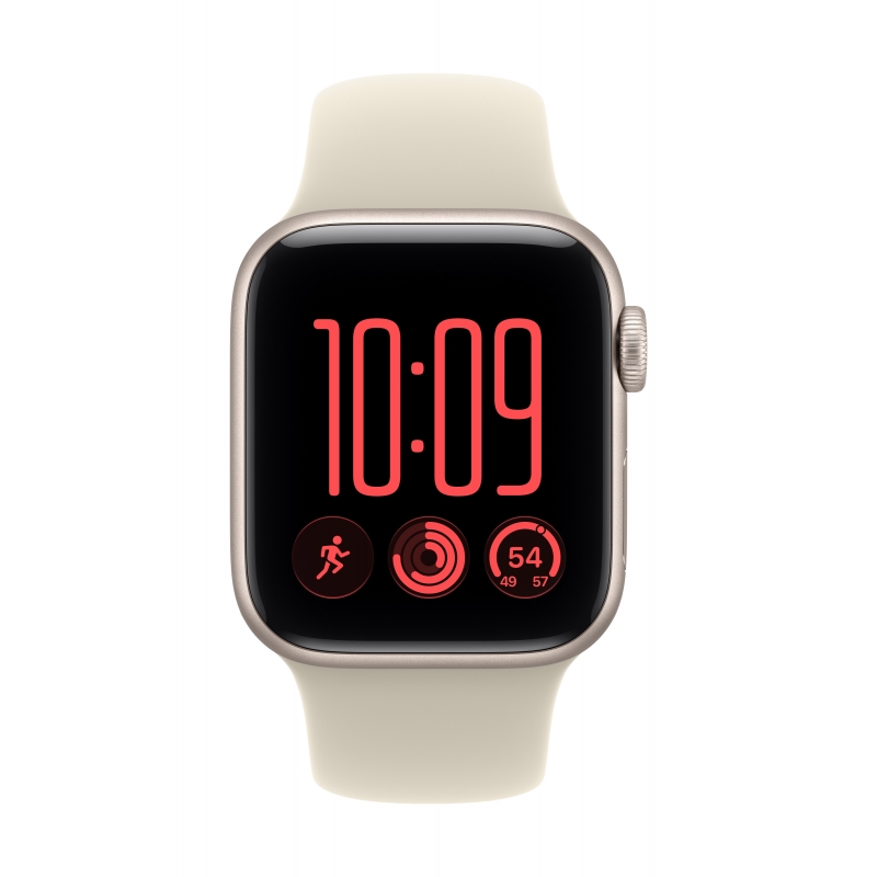 Apple Watch SE (3nd generation) OLED 40 mm Numérique 324 x 394 pixels Écran tactile Beige Wifi GPS (satellite)