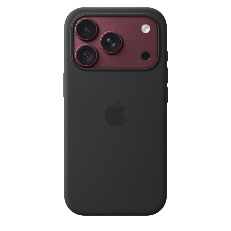 Apple iPhone 18 Pro Silikon Case mit MagSafe - Schwarz