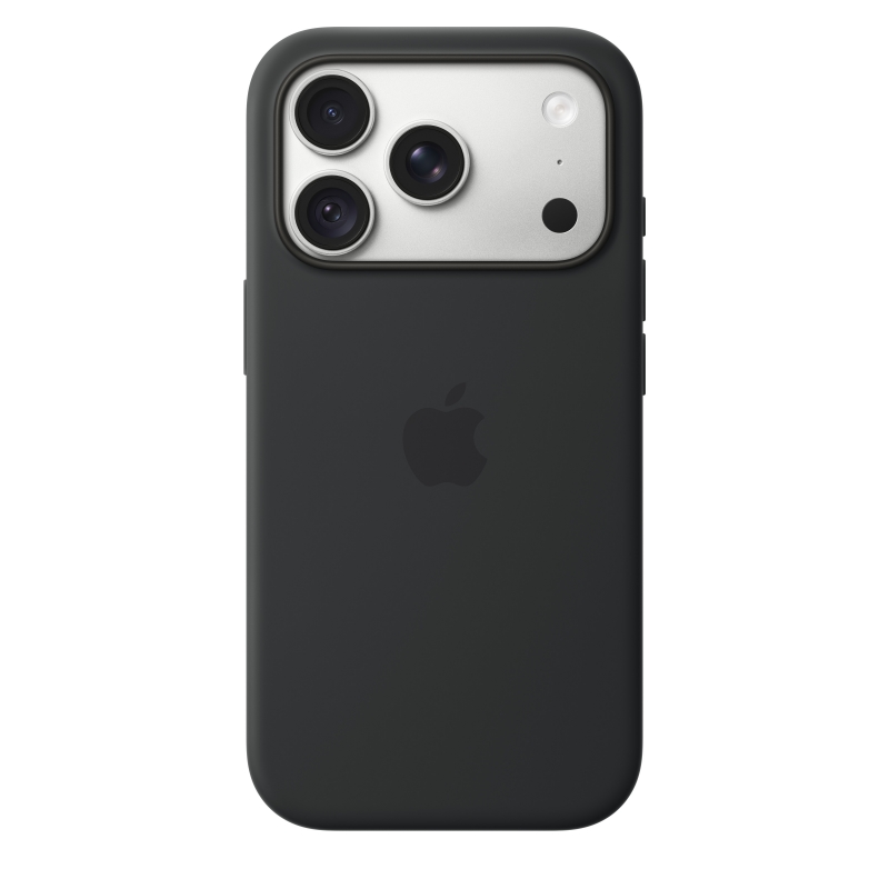 Apple Coque en silicone avec MagSafe pour iPhone 18 Pro - Noir