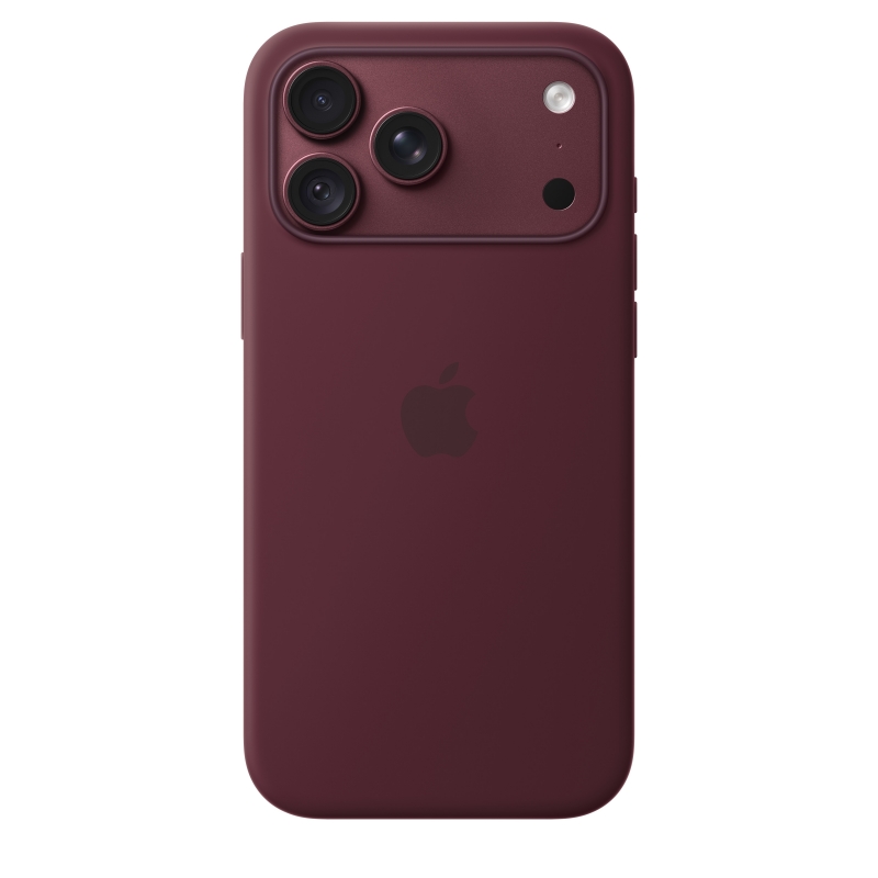 Apple Custodia MagSafe in silicone per iPhone 18 Pro Max - Borgogna