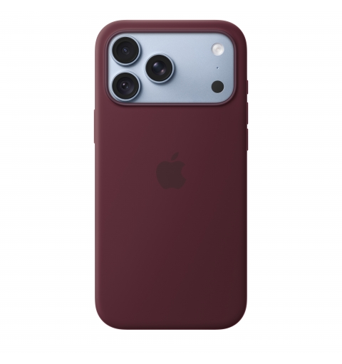Apple iPhone 18 Pro Max Silikon Case mit MagSafe - Burgunder
