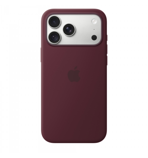 Apple Coque en silicone avec MagSafe pour iPhone 18 Pro Max - Bordeaux