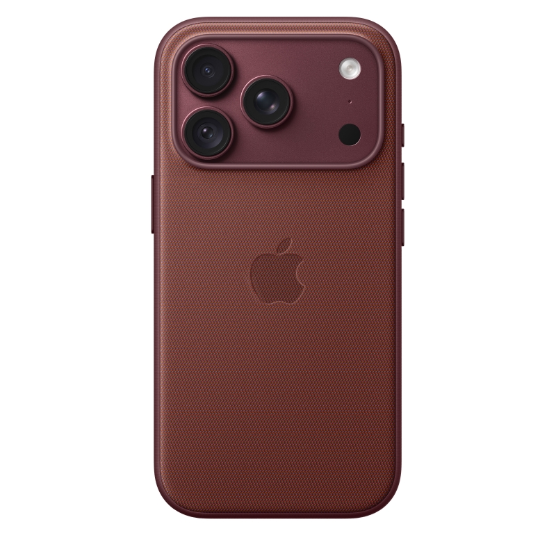 Apple Coque en tissage technique avec MagSafe pour iPhone 18 Pro - Bordeaux