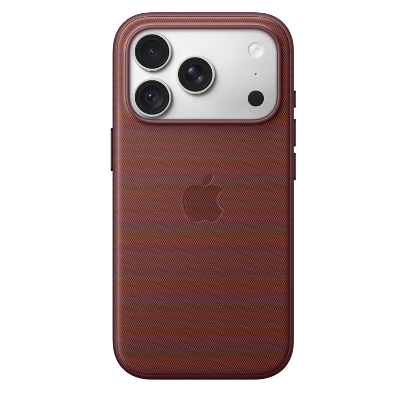 Apple Custodia MagSafe in tessuto TechWoven per iPhone 18 Pro - Borgogna