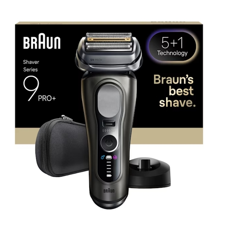 Braun Series 9 Pro+ 9615S Rasoio Trimmer Nero, Grigio Braun Series 9 Pro+ 9615S Rasoio Trimmer Nero, Grigio