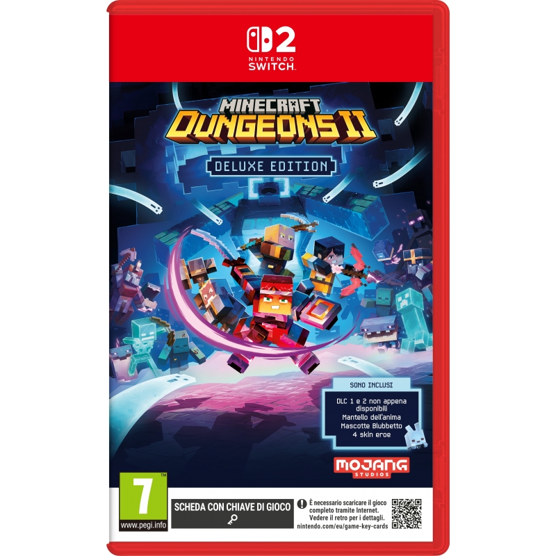 Nintendo Minecraft Dungeon 2 Deluxe Edition Japonais, Anglais, Français, Allemand, Italien, Espagnol, Coréen, Néerlandais,