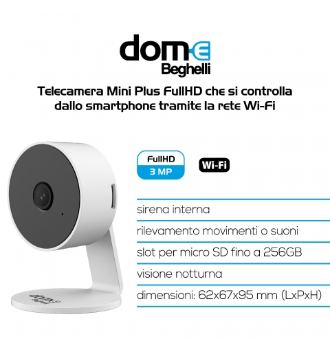 Beghelli Dom-e Videocamera Motion Plus orientabile
