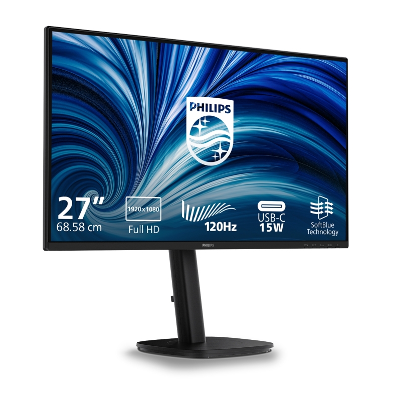 Philips 3000 series 27B2N3200J 00 écran plat de PC 68,6 cm (27") 1920 x 1080 pixels Full HD LCD Noir