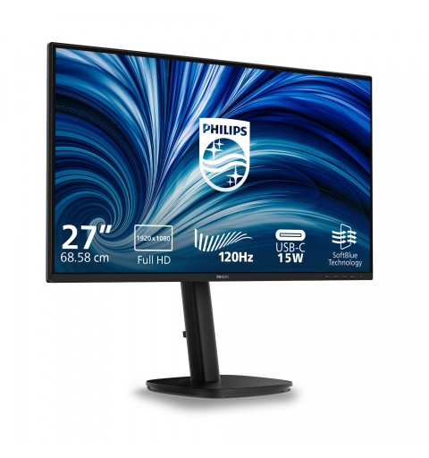 Philips Serie 3000 27B2N3200J 00 Monitor PC 68,6 cm (27") 1920 x 1080 Pixel Full HD LCD Nero