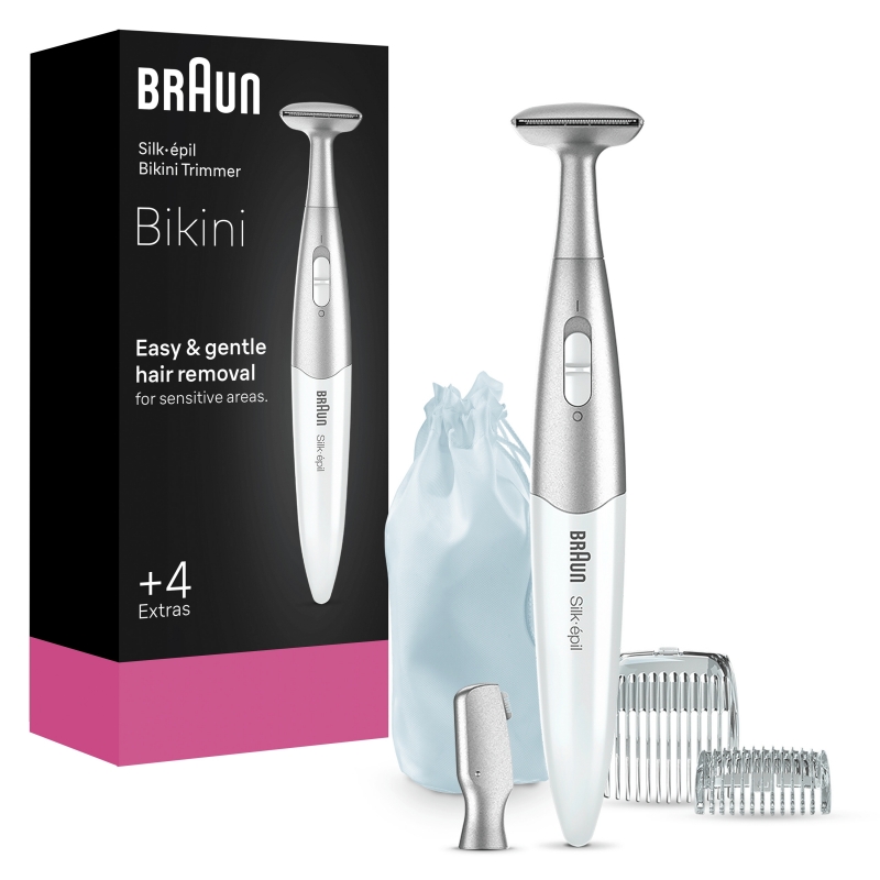 Braun Silk-épil Bikini Styler FG1100 bikini trimmer White, Silver