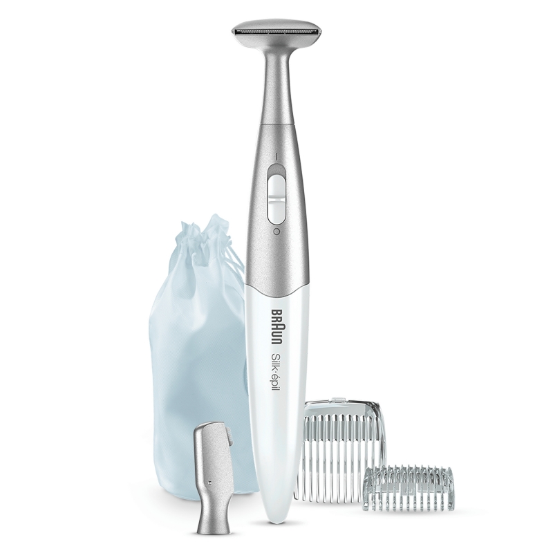 Braun Silk-épil Bikini Styler FG1100 tondeuse bikini Blanc, Argent
