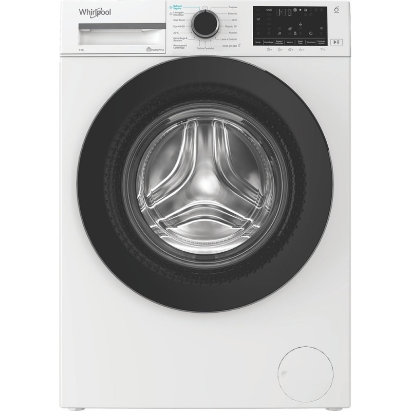 Whirlpool WAM R268WB IT machine à laver Charge avant 8 kg 1200 tr min Blanc
