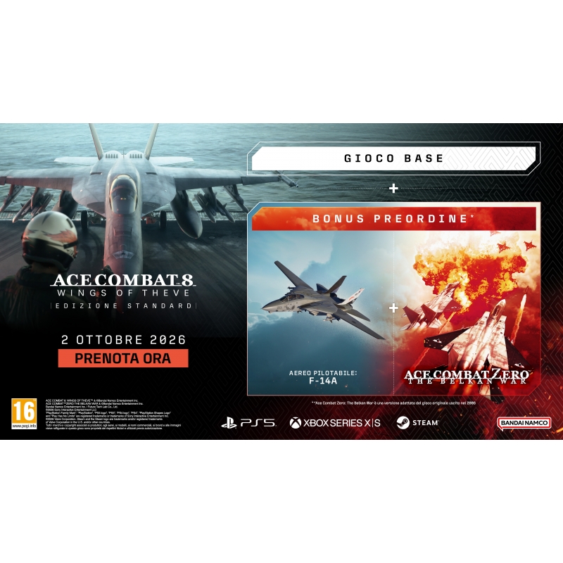 BANDAI NAMCO Entertainment Ace Combat 8 Wings of Theve Standard PlayStation 5