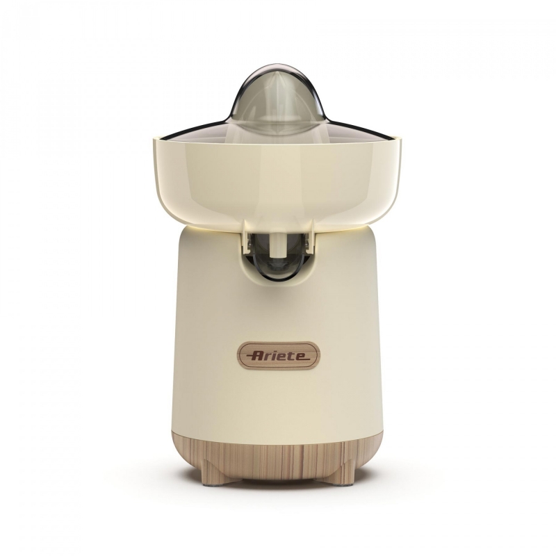 Ariete 417 Spremiagrumi Breakfast Wood, 40W, Effetto Legno, 2 Coni, Beccuccio Antigoccia, Attivazione a Pressione, Beige Ariete 417 Spremiagrumi Breakfast Wood, 40W, Effetto Legno, 2 Coni, Beccuccio Antigoccia, Attivazione a Pressione, Beige