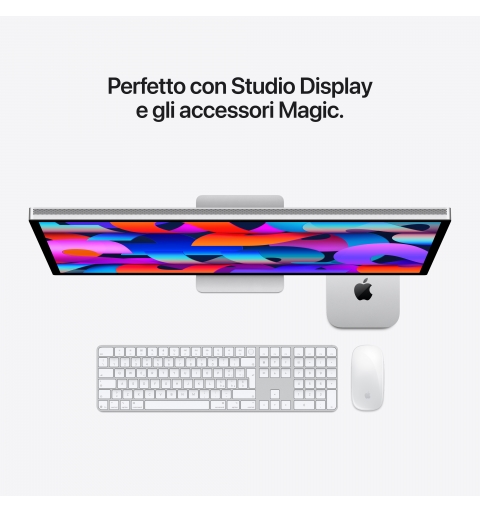 Apple Mac mini Chip M6 de con CPU de 12 núcleos y GPU de 12 núcleos, 256 GB SSD - Plata