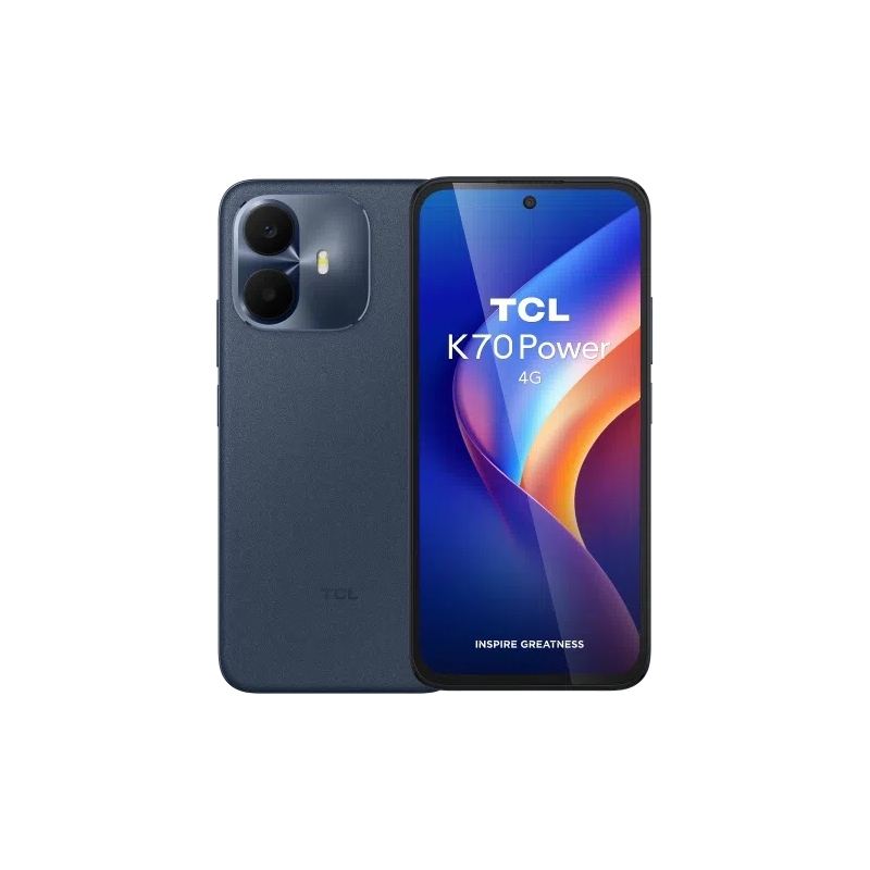 TCL K70 Power 4G 17,3 cm (6.8") Double SIM Android 16.0 USB Type-C 6 Go 128 Go 6500 mAh Bleu