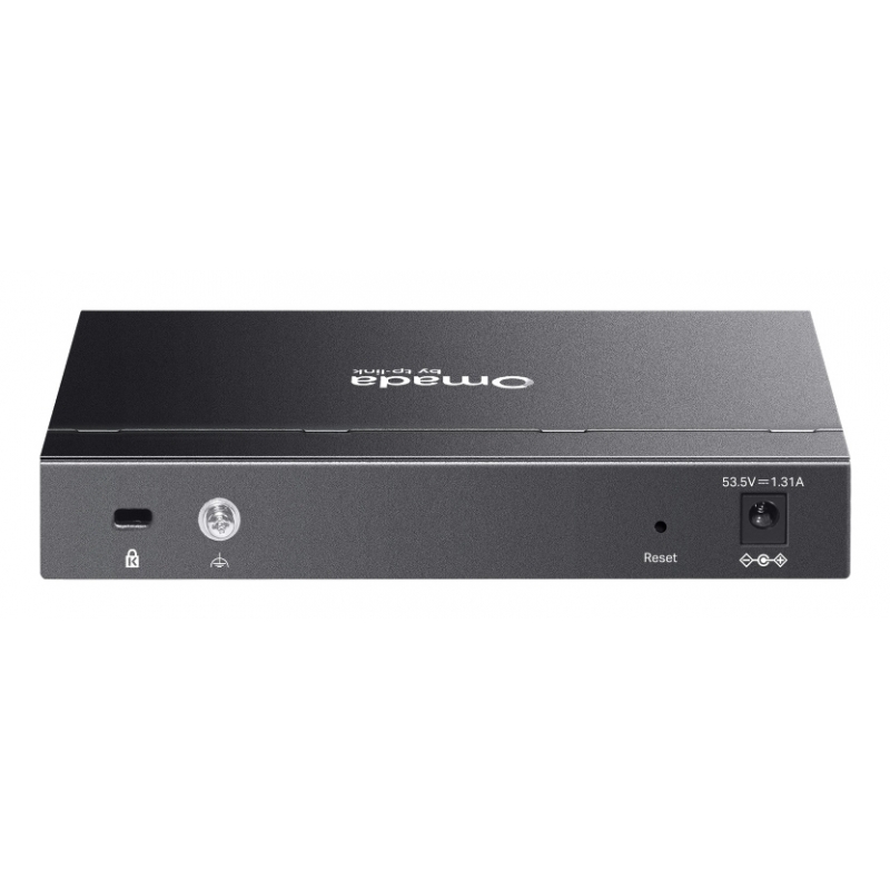 TP-Link Omada ES208GP switch Gestionado L2 Gigabit Ethernet (10 100 1000) Energía sobre Ethernet (PoE) Carril DIN Negro