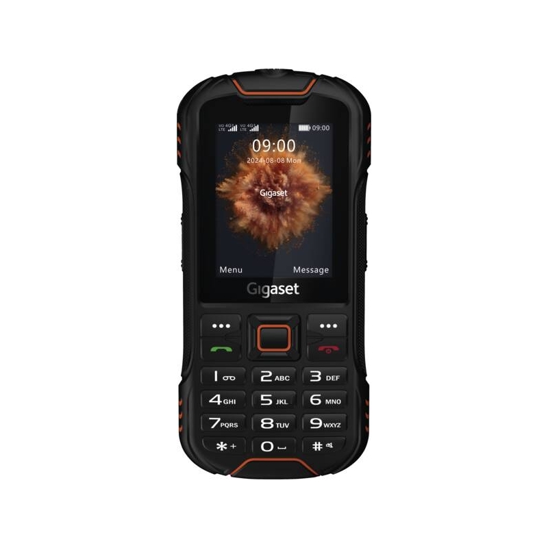 Gigaset GLX8 Plus 6.1 cm (2.4") Dual SIM 4G 2500 mAh Black