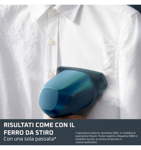 Rowenta DR9920 stiratrice a vapore Vapore per indumenti portatile 0,2 L 1400 W Blu, Nero