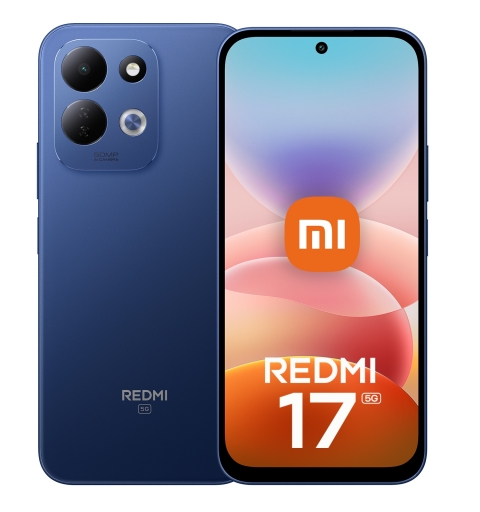 Xiaomi Redmi 17 5G 17,5 cm (6.9") Dual SIM ibrida Android 16.0 USB tipo-C 4 GB 256 GB 7500 mAh Blu