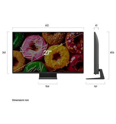 LG 27LB70006LA 68,6 cm (27") Full HD Smart TV Wifi Negro
