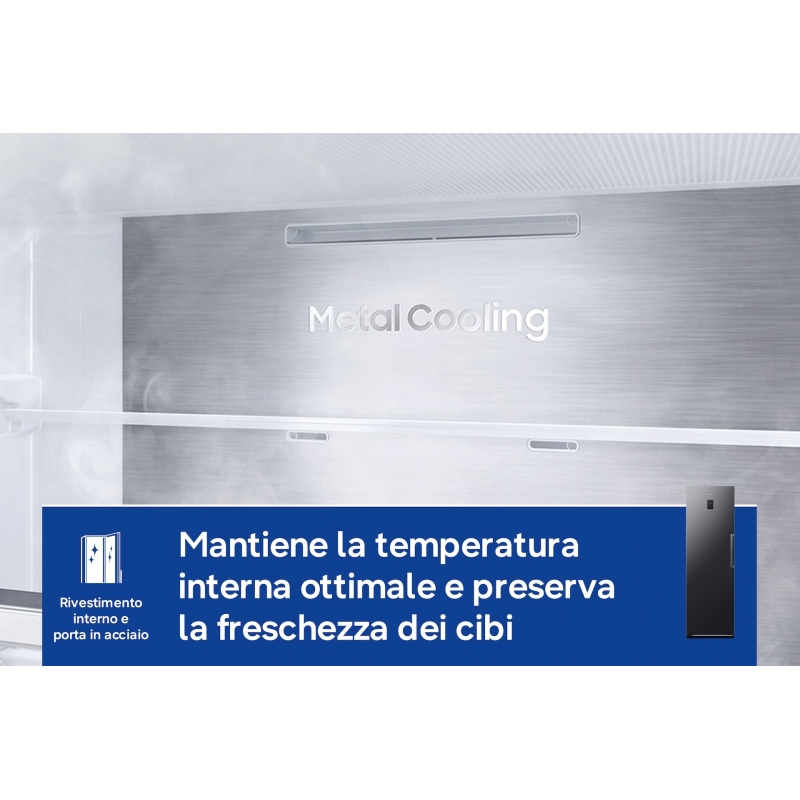 Samsung RZ70H32HDFEF congélateur Congélateur vertical Pose libre 323 L Noir