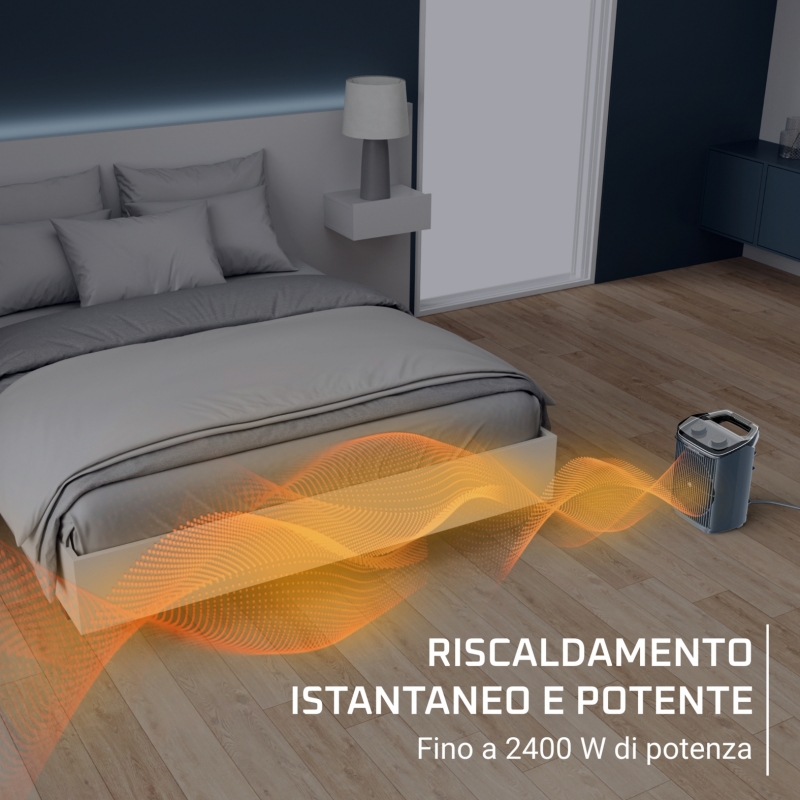 Rowenta SO6551 Intérieure Noir 2400 W Chauffage de ventilateur électrique
