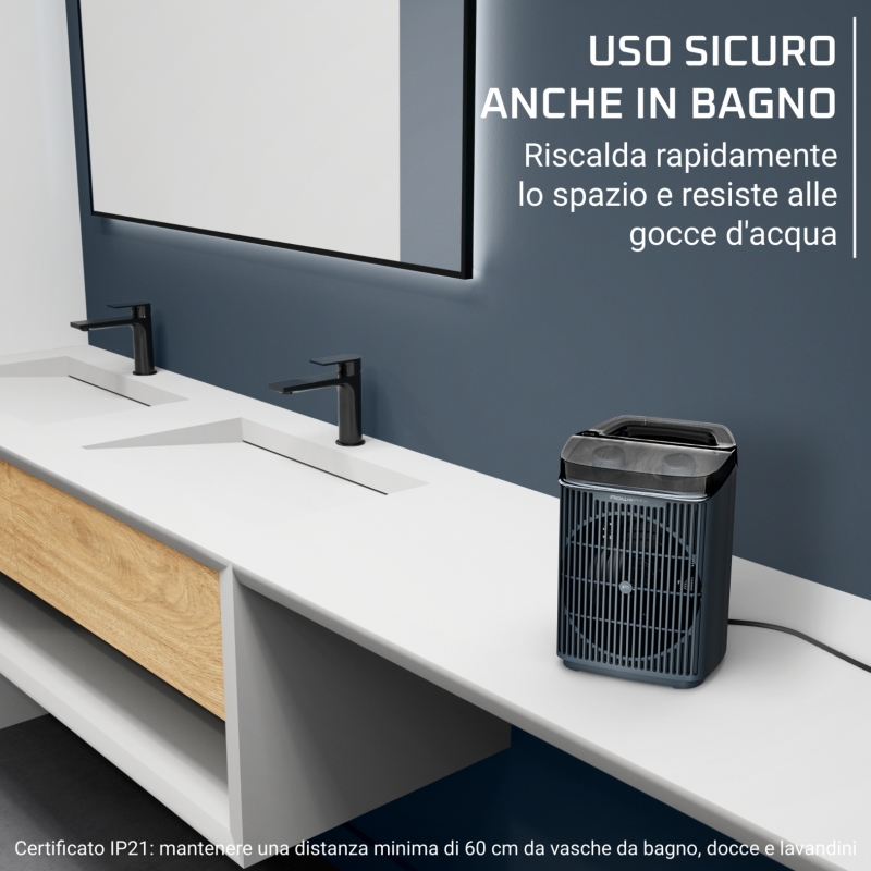 Rowenta SO6551 Indoor Black 2400 W Fan electric space heater
