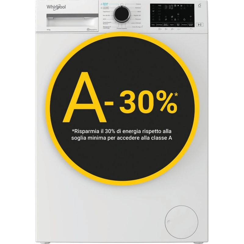 Whirlpool WAM EP 09WB IT lavadora Carga frontal 10 kg 1400 RPM Blanco
