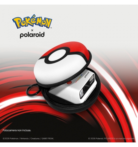 Polaroid Go Pokémon Case Hard-Case Weiß, Schwarz, Rot
