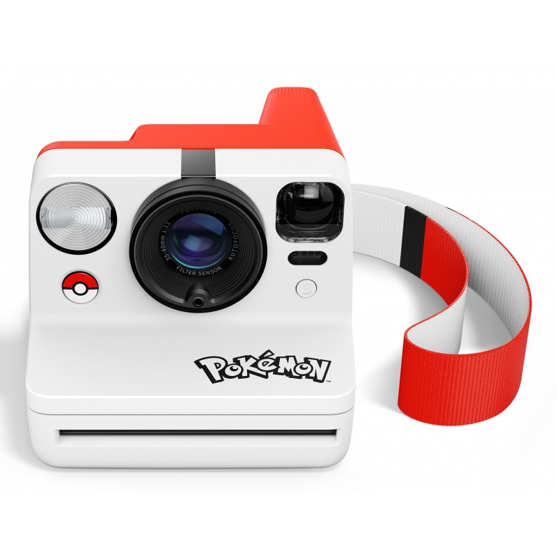 Polaroid Now Gen 3 - Pokemon Pokeball Negro, Blanco, Rojo