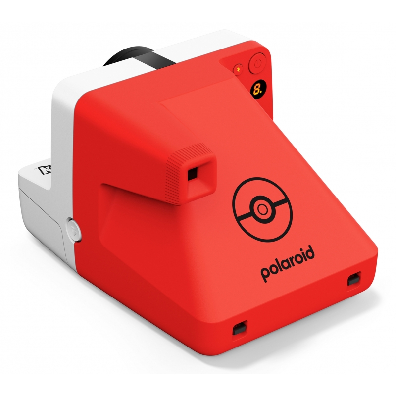 Polaroid Now Gen 3 - Pokemon Pokeball Black, White, Red