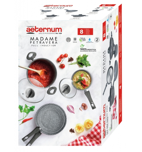 Aeternum AP000158 ensemble de casserole et poêle 8 pièce(s)