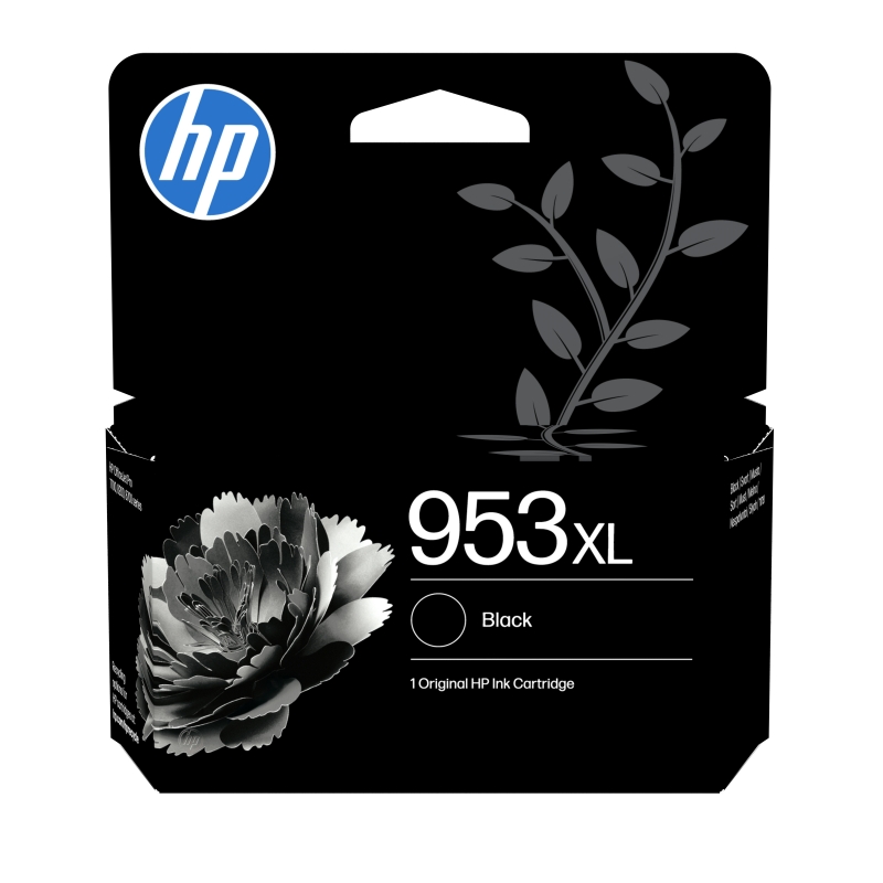HP Cartucho de tinta Original 953XL de alto rendimiento negro