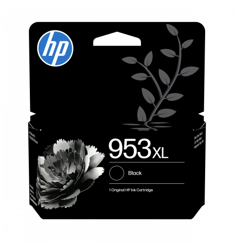 HP Cartucho de tinta Original 953XL de alto rendimiento negro
