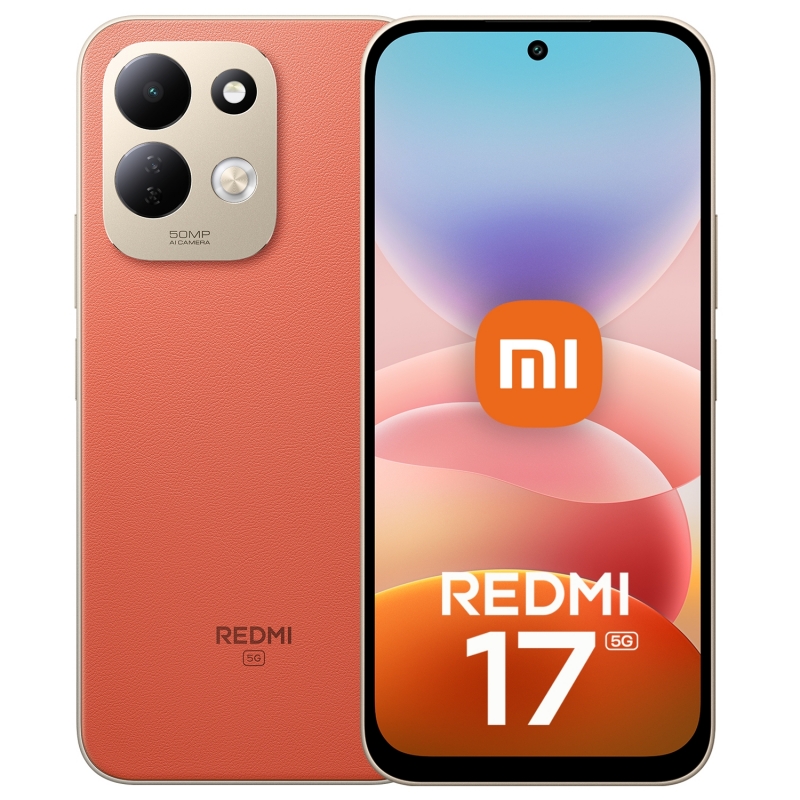 Xiaomi Redmi 17 5G 17,5 cm (6.9") USB Tipo C 4 GB 256 GB 7500 mAh Naranja