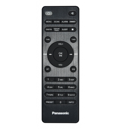 Panasonic RF-D40EG-K radio Portátil Digital Negro