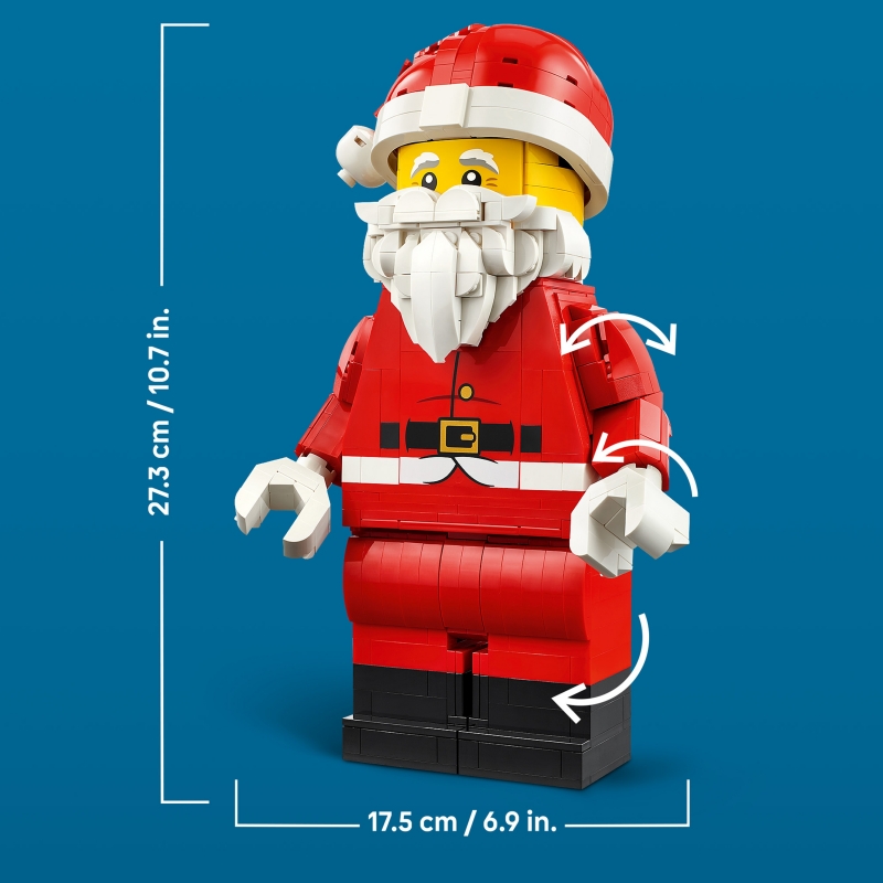 LEGO Iconic Up-Scaled Santa Minifigure