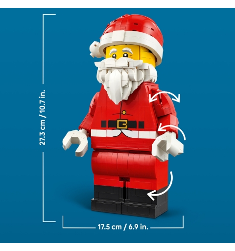 LEGO Iconic Up-Scaled Santa Minifigure