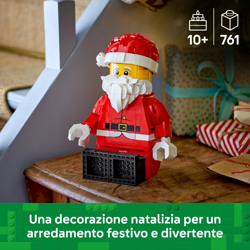 LEGO Iconic Minifigurine du Père Noël grand format