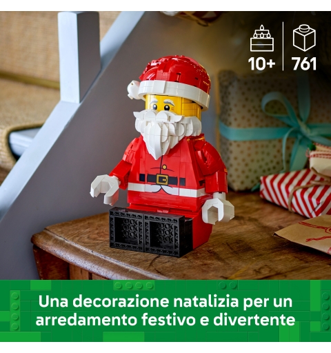 LEGO Iconic Große Weihnachtsmann-Minifigur