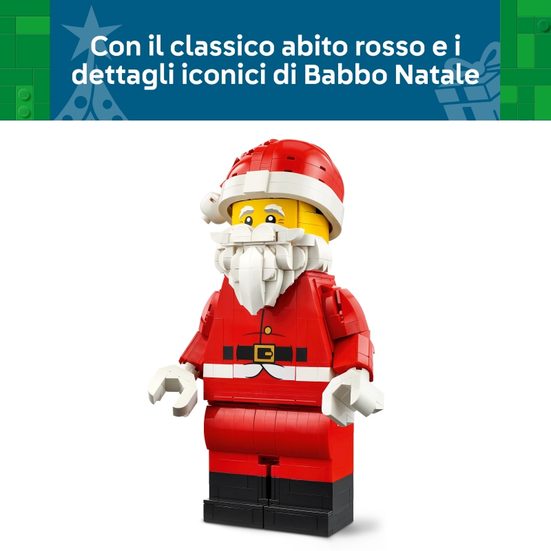 LEGO Iconic Minifigurine du Père Noël grand format