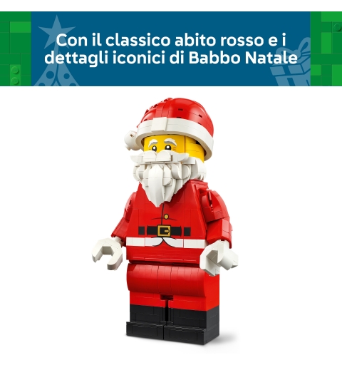 LEGO Iconic Minifigurine du Père Noël grand format