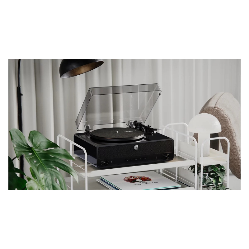 Philips TAV5000 10 piatto audio Giradischi con trasmissione a cinghia Nero
