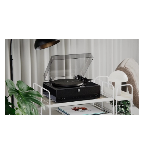 Philips TAV5000 10 Plattenspieler Audio-Plattenspieler mit Riemenantrieb Schwarz