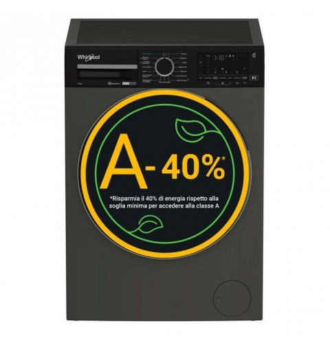 Whirlpool WPM 210G ADS IT machine à laver Charge avant 12 kg 1300 tr min Gris